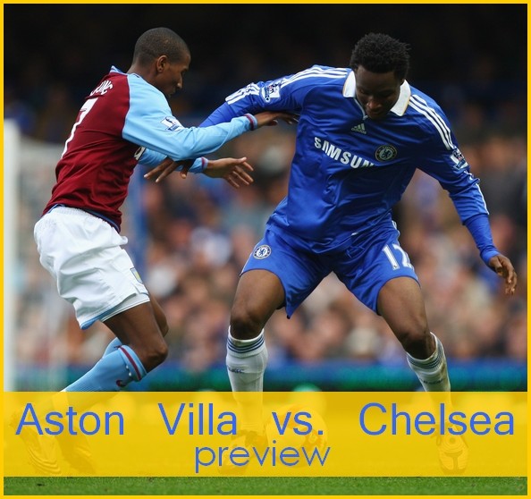 Chelsea+v+Aston+Villa+Premier+